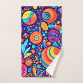 Levendig Abstract Bubble-universum Bad Handdoek (Handdoek)