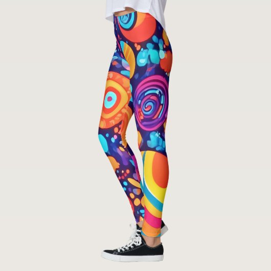 Levendig Abstract Bubble-universum Leggings (Links)