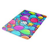 Levendig Abstract Candyland Badmat (Gekanteld)