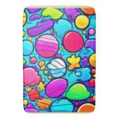 Levendig Abstract Candyland Badmat (Voorkant Verticaal)
