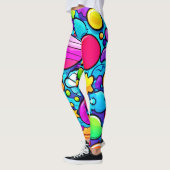 Levendig Abstract Candyland Leggings (Links)