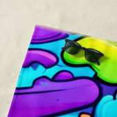 Levendig Abstract Candyland Strandlaken (In situ)