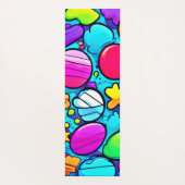 Levendig Abstract Candyland Yogamat (Achterkant)