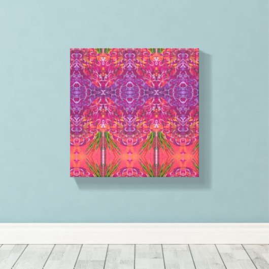 Levendig Abstract Canvas Afdruk (Insitu (Houten vloer))