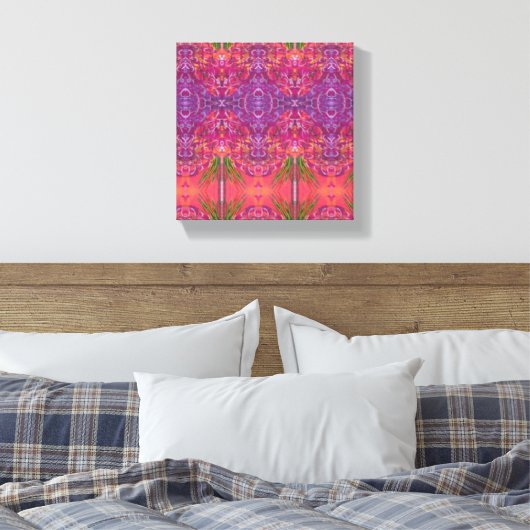 Levendig Abstract Canvas Afdruk (Insitu (Slaapkamer))