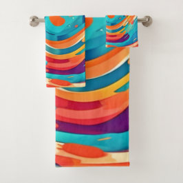 Levendig Abstract Dreamscape Bad Handdoek