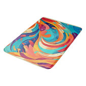 Levendig Abstract Dreamscape Badmat (Gekanteld)