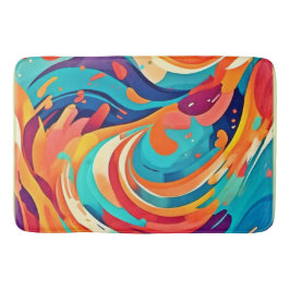Levendig Abstract Dreamscape Badmat