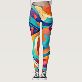 Levendig Abstract Dreamscape Leggings