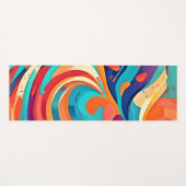 Levendig Abstract Dreamscape Yogamat (Voorkant (horizontaal))