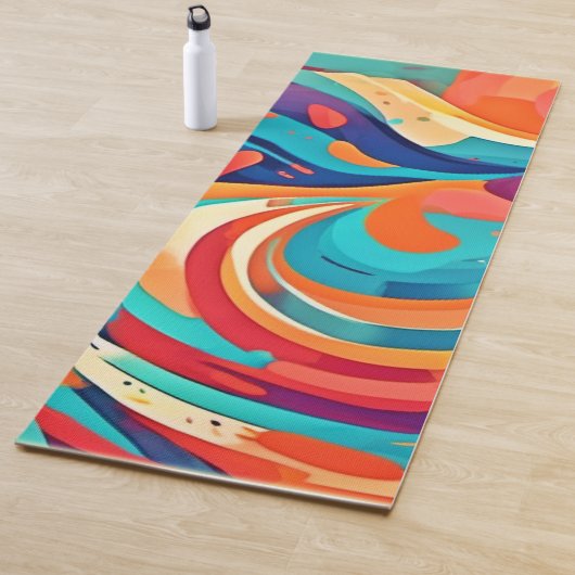 Levendig Abstract Dreamscape Yogamat (In situ)