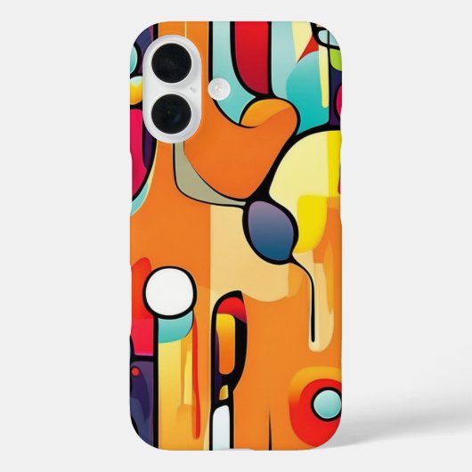 Levendig Abstract: een uitbarsting van kleur Case-Mate iPhone Case (Achterkant)