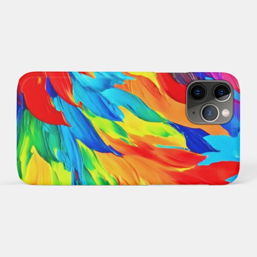 Levendig Abstract expressionisme schilderij Case-Mate iPhone Case (Achterkant (horizontaal))