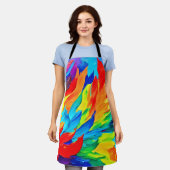 Levendig Abstract expressionisme schilderij Schort (Gedragen)