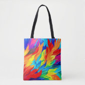 Levendig Abstract expressionisme schilderij Tote Bag (Voorkant)