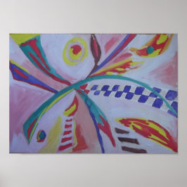 Levendig Abstract Frans Poster door Raphael Сanoss