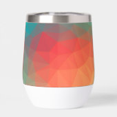 Levendig Abstract Geometrisch Eigen Merk (Achterkant)