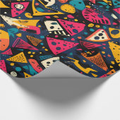 Levendig Abstract geometrisch inpakpapier (Hoek)