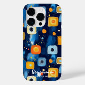 Levendig Abstract Geometrisch Wervelend Patroon Te Case-Mate iPhone Case (Achterkant)
