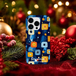 Levendig Abstract Geometrisch Wervelend Patroon Te Case-Mate iPhone 14 Pro Hoesje