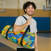 Levendig Abstract Glanzend Patroon Kunst Plunjezak