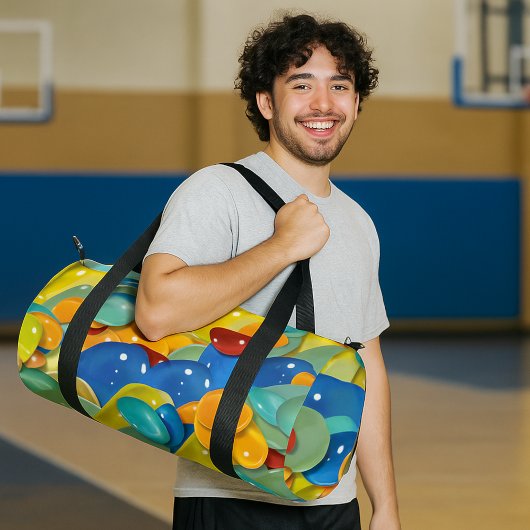 Levendig Abstract Glanzend Patroon Kunst Plunjezak