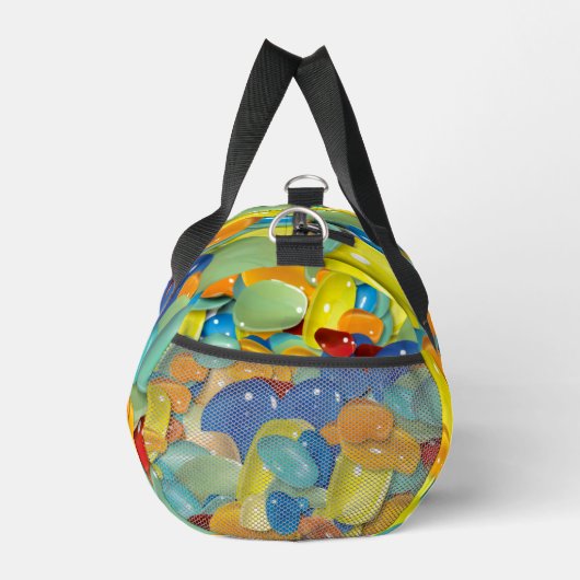 Levendig Abstract Glanzend Patroon Kunst Plunjezak (Rechts)