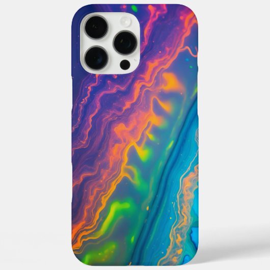 Levendig Abstract Helder Kleurrijk Case-Mate iPhone Case (Achterkant)