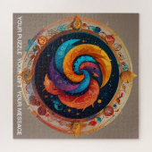 Levendig Abstract hemels sterrenbeeld Dreamscape Legpuzzel (Horizontaal)