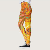 Levendig Abstract kleurenpatroon Leggings (Links)