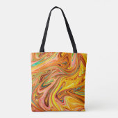 Levendig Abstract kleurenpatroon Tote Bag (Achterkant)