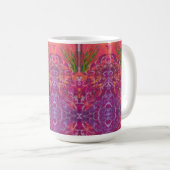 Levendig Abstract Koffiemok (Voorkant rechts)