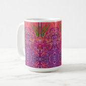 Levendig Abstract Koffiemok (Voorkant links)