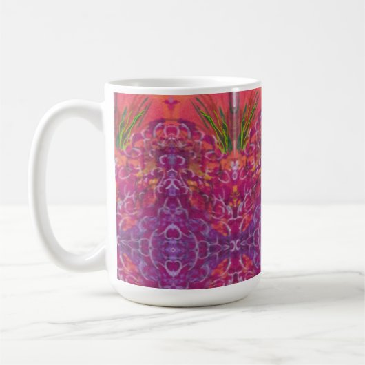 Levendig Abstract Koffiemok (Links)