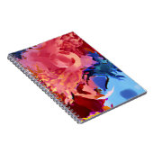 Levendig Abstract Kosmisch wervelend Notitieboek (Rechterzijde)