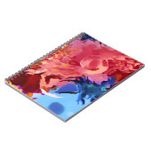 Levendig Abstract Kosmisch wervelend Notitieboek (Linkerzijde)