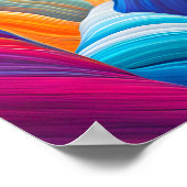 Levendig Abstract Landschap van Grand Canyon Poster (Hoek)