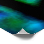 Levendig Abstract Licht Mozaïekontwerp Poster (Hoek)