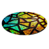 Levendig Abstract Licht Mozaïekontwerp Snijplank (Hoek)