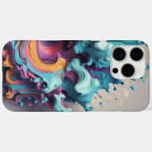 Levendig Abstract: maak van je telefoon een kunstw Case-Mate iPhone Case (Achterkant (horizontaal))