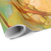 Levendig abstract met vreemde vormen cadeaupapier (Rol Hoek)