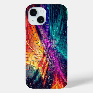 Levendig Abstract Mozaïek iPhone 15 Case