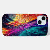 Levendig Abstract Mozaïek Case-Mate iPhone Case (Achterkant (horizontaal))