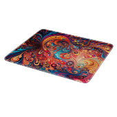 Levendig abstract ontwerp snijplank (Hoek)