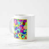 Levendig Abstract Palet Koffiemok (Voorkant links)