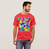 Levendig Abstract Palet T-shirt (Voorkant volledig)