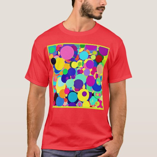 Levendig Abstract Palet T-shirt (Voorkant)