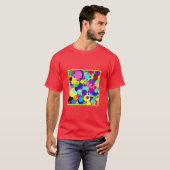 Levendig Abstract Palet T-shirt (Voorkant volledig)