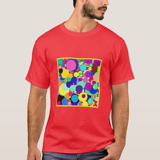 Levendig Abstract Palet T-shirt (Voorkant)