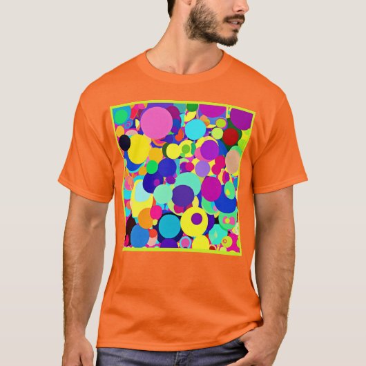 Levendig Abstract Palet T-shirt (Voorkant)